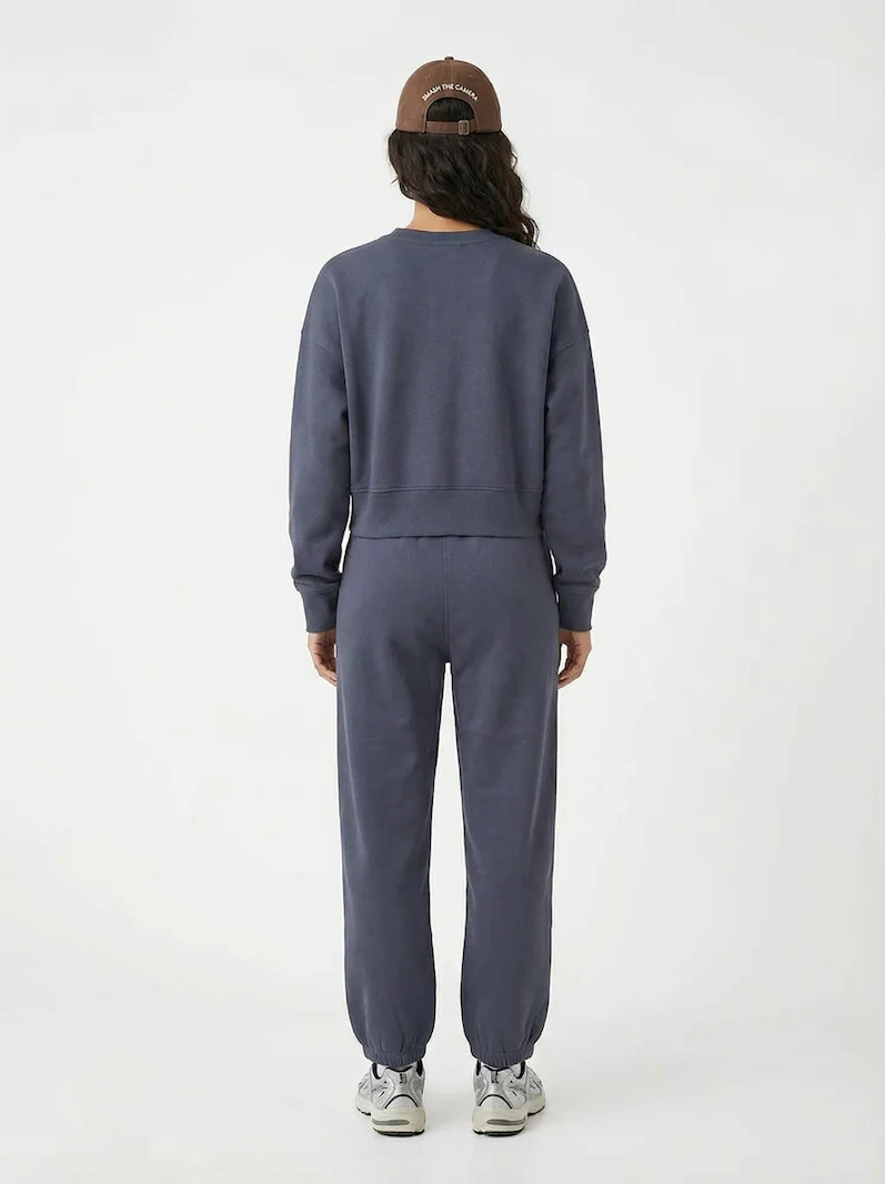 Cropped Sweatshirt and Jogger Set, image 11