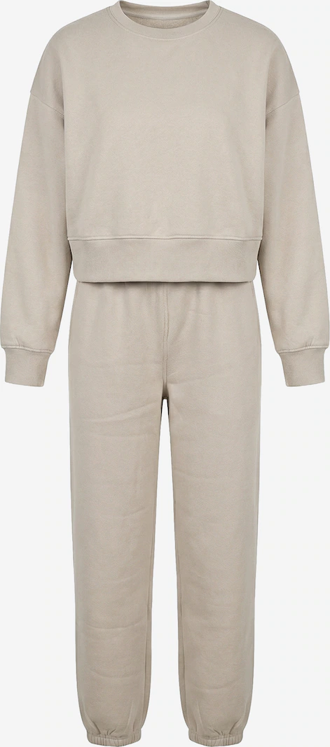 Cropped Sweatshirt and Jogger Set, image 9