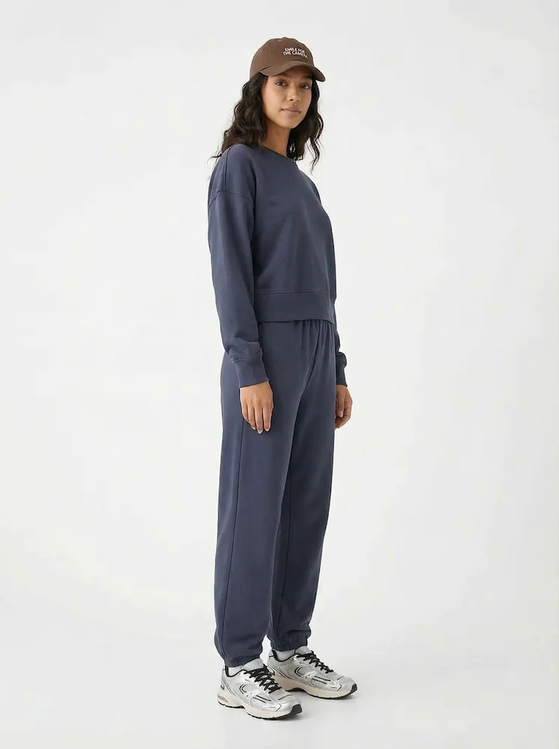 Cropped Sweatshirt and Jogger Set, image 10