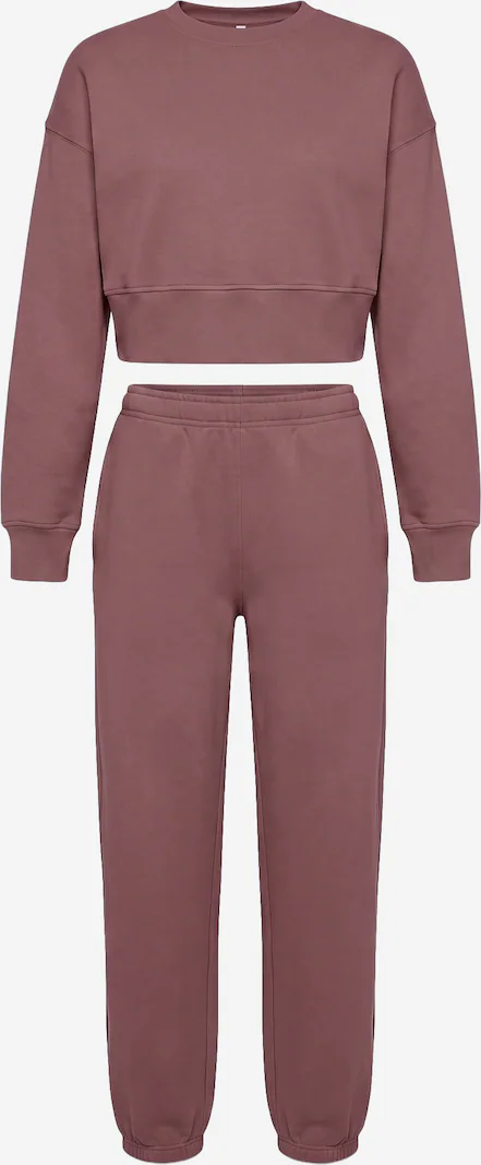 Cropped Sweatshirt and Jogger Set, image 5